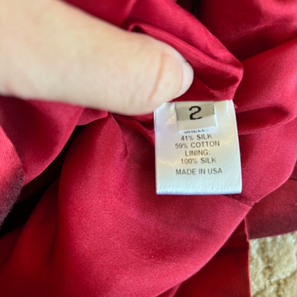 Kora Rae Red Bustier Dress Size 2 - Picture 4 of 5